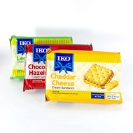 IKO Heart-Shaped Cookies Chocolate Flavor Hazelnut Paste Lemon Cheese Flavor Office Leisure Snacks I