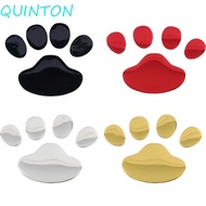 QUINTON Car Stickers Cute Paw Bumper Door Mirror Cat Dog Footprint Footprint Sticker