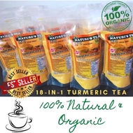 【hot sale】 [Nique Store]  Package with 10 packs, Nature's Tea 400grams - 18 in 1 Turmeric Powder Te