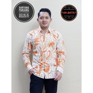 KEMEJA Haryana modern men's batik shirt, original solo batik top by sm