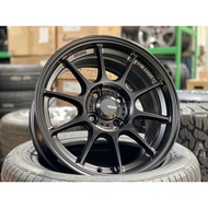 NEW 15X7.5J Konig Dekagram Rim (set of 4) Black 4X100 for City Jazz Vios Yaris Myvi Mazda 2