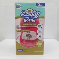 Sweety Baby Bottle Wide Neck Glass Newborn + 150ml / Baby Milk Bottle