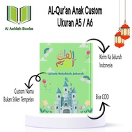 Al-quran Anak Custom/Al Moslem Size A5 A6 Ada Latin Per Word Translation/AS-24/Quran Cover Aesthetic