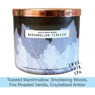 SG Stock ⭐️ MARSHMALLOW FIRESIDE Bath & Body Works 3-Wick Scented Candle Home Fragrance Bath BodyWor
