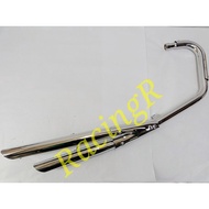 * JAGUH EXHAUST COBRA PIPE TWIN CHROME