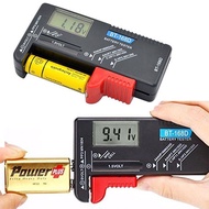 LCD Digital Battery Tester Volt Checker Multi Size for AA AAA C D 9V 1.5V Button Cell Batteries (Req