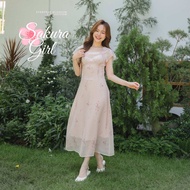 On.december25 ชุดเดรสสีชมพู Sakura girl