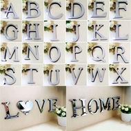 4 Letters Love Home Furniture Mirror Tiles Wall Sticker Self-Adhesive Decor Art