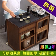 Household Set Tea Cabinet Tea Bar Machine Mobile Boiling Water Integrated Small Tea Table Coffee Tab