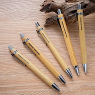 SG stock personalise custom engrave name text black pen bamboo wood school class gift Christmas children's day teachers