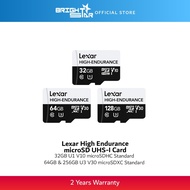 LEXAR High-Endurance microSDHC/microSDXC Card - 32GB / 64GB / 128GB