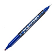 ปากกาเขียนแผ่นซีดี ปากกาเขียนลบไม่ได้ 2 หัว ตราเอ็มแอนด์จี M&amp;G สีดำ แดง น้ำเงิน จำนวน 1 ด้าม รุ่น 2130 (permanent marker) ปากกาหัวเข็ม ปากกาเขียนซอง