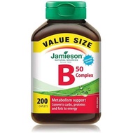 港行 新款 Jamieson 維他命B雜丸 B50 維他命 200粒 全新 26年3月到期 value size