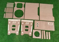 ตู้ลำโพงกลางแจ้ง ชุดแขวน12นิ้ว รุ่น AB-V.1 ดอกแหลมP888ขนาด18x18 นิ้ว ไม้อัดแท้ตราภูเขา ตัดงานด้วยเคร