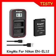 Kingma Nikon EN-EL12 (1150mAh) Battery Rechargable  for Nikon P300 P310 Camera