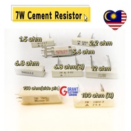 7W Cement Resistor 1J 1.5J 2.2J 3.3J 5.6J 6.8J 12J 150J 180J