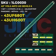 BACKLIGHT TV LG 43 Inch 43UF680T 43UH600T 43" V15.5 ART3 UD REV0.3 6