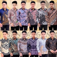 CODE U84O Men's Batik Long Sleeve SANDANGAN HRB26 Motif KERATONAN code 2 size M L XL XXL
