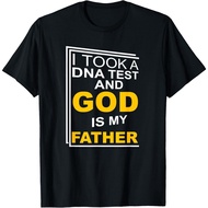 I Took A Dna Test And God Is My Father Religious Christian T-Shirt