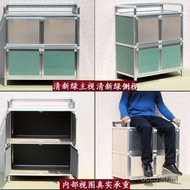 Dining Side Cabinet Aluminum Alloy Shoe Cabinet Gas Stove Locker Balcony Storage Cabinet Tea Cabinet