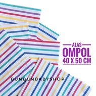 40x50 CM Alas Ompol Kain Murah Bayi Popok Lorek Lurik Cuci Ulang Sekali Pakai Perlengkapan Baru Lahi