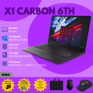 Laptop Lenovo Thinkpad  X1 Carbon 6TH Core i5 i7 Generasi 8 Layar 14 Inch Murah Peningkatan Terbaru