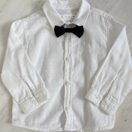 Used*Zara shirt With Rabbit Ear Bow As Shown In The Picture. Worn Once Very Good Condition. size86cm