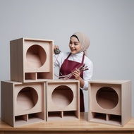  Mini Scoop Speaker Box 10 12 15 Inch Full Finishing