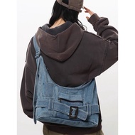TS09 Women's Denim Sling Bag Women's College Bag