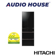 [bulky] HITACHI R-HV490RS-XK 379L 6 DOOR FRIDGE COLOUR: CRYSTAL BLACK ENERGY LABEL: 3 TICKS DIMENSION: W650xH1833xD649MM 1 YEAR WARRANTY BY HITACHI