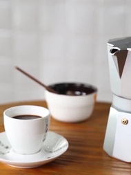 6666 หม้อต้มกาแฟ Moka pot เครื่องชงกาแฟ 3/6 ถ้วยหม้อกาแฟแรงดัน 300 ml หม้อต้มกาแฟแรงดันสูง กาต้มกาแฟสดแบบพกพา คุ้มสุดสุด เครื่อง ชง กาแฟ หม้อ ต้ม กาแฟ เครื่อง ทํา กาแฟ เครื่อง ด ริ ป กาแฟ