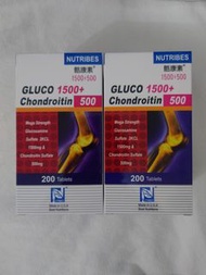 骼康素200粒裝， 高單位葡萄糖胺1500mg及軟骨素500mg  ,  一日一粒(包順豐智能櫃)