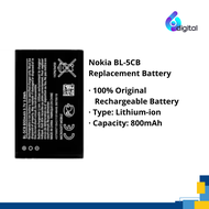 Nokia BL-5CB 800mAh Replacement Battery