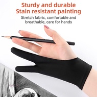 ROTUR Two Finger Glove For Artist Anti-Scratch Touchscreen Stylus Black Blue Grey Pink Art Supplies 