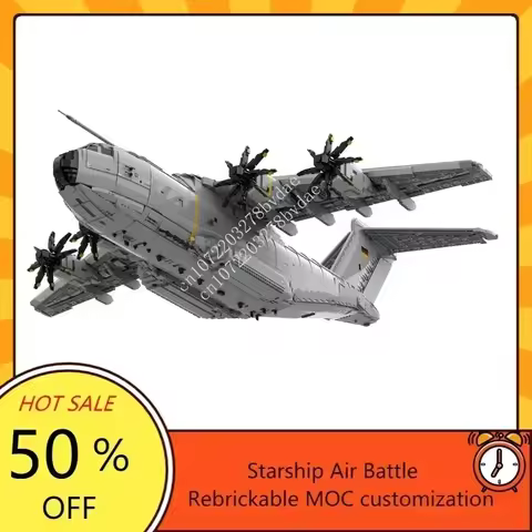 9228PCS MOC Airbus A400M Atlas ( Without Power Functions ) Model Custom Puzzles Technology DIY Assem