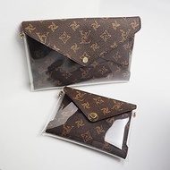 COICOIC Kirigami Pochette Crossbody Conversion Kit, Clear Bag Plastic Cover for LV Envelope Clutch L