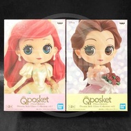 21年10月新貨！全新未開封 行版/日版 Banpresto Q-posket Qposket Dreamy Style Glitter Collection vol.1 小魚仙 Ariel & 貝兒