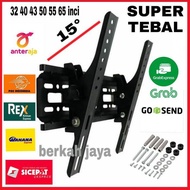 bracket tv 43 50 55 32 inch bisa LG samsung sharp sony toshiba UNIVERSAL