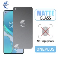 Frosted Tempered Glass Screen Protector For Oneplus 10T 8T 7 7T 6 6T 5T 9 9R 9RT Nord CE 2 2T N10 N1