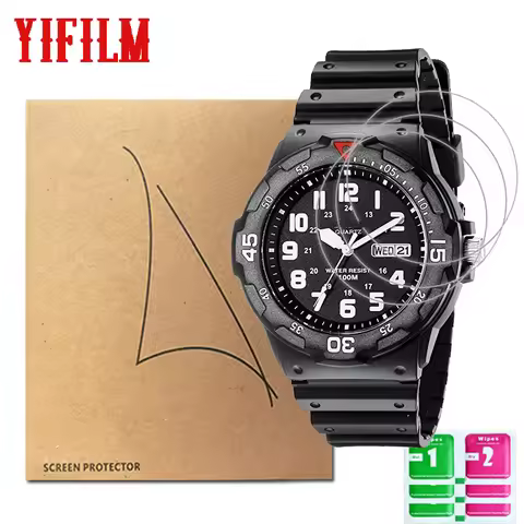 3Pcs For MRW-200H MRW200H MRW-210H MCW100H Screen Protector Explosion-proof Watch Screen Protective 
