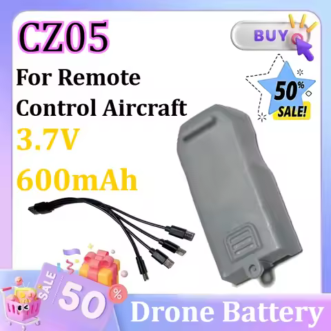 CZ05 3.7V 600mAh For Remote Control Aircraft RC Drone Accessories Battery Charging Cable ZN802540 Dr