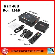 Smart TV Box RAM 4GB ROM 64GB 4K MXQ Pro Android Quad Core MediaPlayer