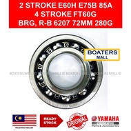 YAMAHA OUTBOARD 93306-207U0 BRG R-B 6207 72 MM 280G 2 STROKE E60H E75B 85A 4 STROKE FT60G 100% - ORI