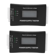 2X 20+4 Pin LCD Power Supply Tester for ATx, ITx, BTx, PCI-E, , HDD