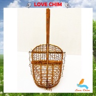 Bird trap cage, LOVE BIRD super sensitive bamboo trap cage