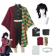 Tomioka Giyuu Cosplay Costume Demon Slayer Cosplay Anime Costume Kimetsu no Yaiba Halloween Costume 