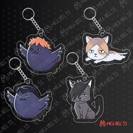 Anime Haikyuu Keychain Acrylic Cute Anime Manga Haikyuu