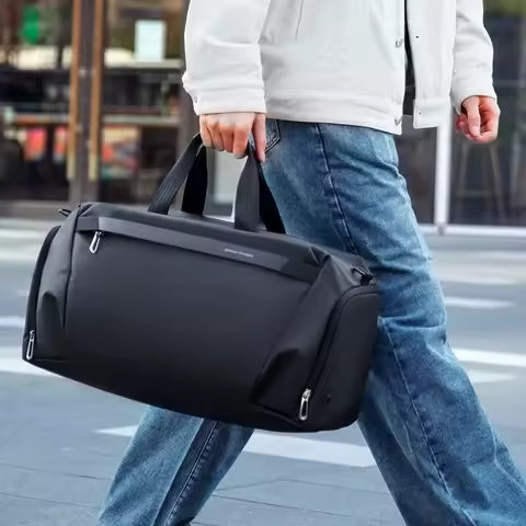 Mark Ryden One Shoulder Cross Body Travel Bag Luggage Bag High-Capacity Sports Fitness Bag Fashion