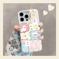 Flower Dog Case For Vivo Y17 Y12 Y12S Y30 Y7S Y50 Y100 S10 S10E V23E V23 V25 V27 V29 X60 X70 X80 X90