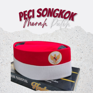 PECI SONGKOK MERAH PUTIH CUSTOM LOGO GARUDA